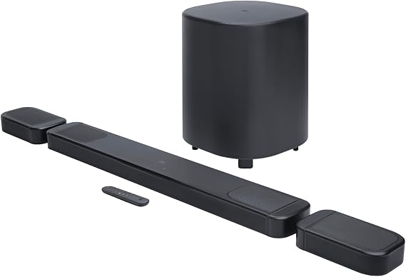 JBL Bar 1000 MK2, 7.1.4-Channel Bluetooth Soundbar for TV, Black