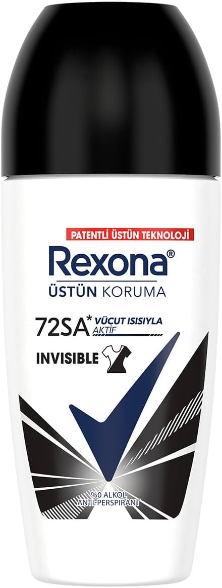 Rexona Superior Protection Women's Roll On Deodorant Invisible 72 Hours Continuous Protection 50 ml
