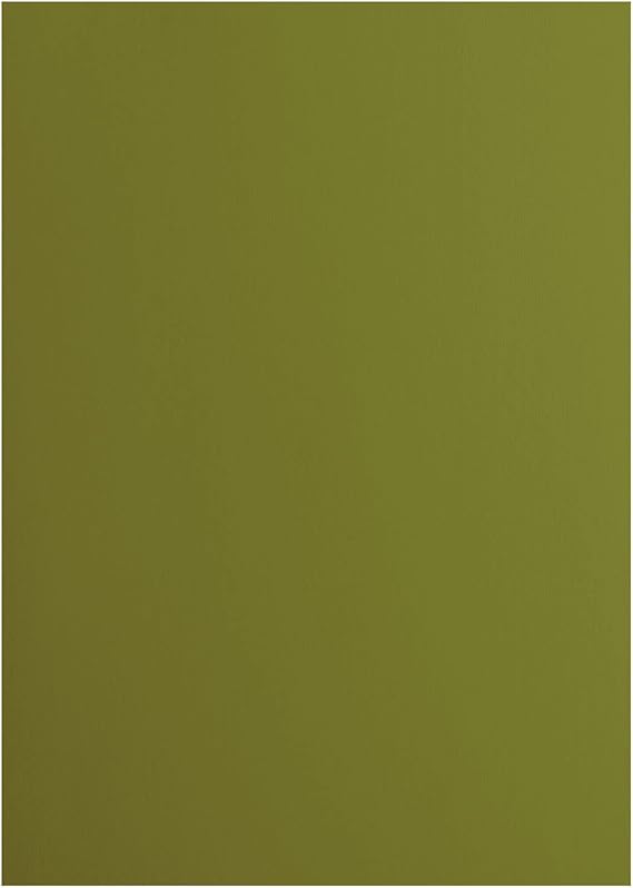 Florence Cardstock Smooth - Coloured Card Making Supplies A4 - Green - 10 Sheets - Coloured Paper for Scrapbooking, Card Making, Die Cutting and Paper Crafts - 216 GSM - Olive