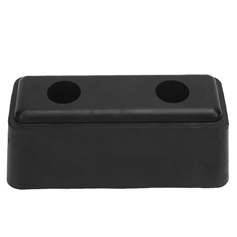 Loading Dock Bumper Stops, Rectangle Rubber Dock Bumpers Reinforced Rubber Dock Pads for Truck Trailer Ramp Door Marine Boat Dock Cargo Trailer