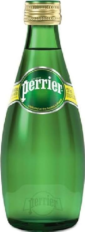 Perrier Plain Carbonated Water Bottle 11.2 fl oz 330 ml Direct Import x 24 Bottles