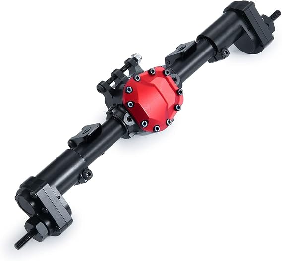 Rear Portal Axle for 1/10 SCX10 II 90046 90047 | CNC Portal Rear Axle, Aluminium, SCX10 II, 1/10 Crawler