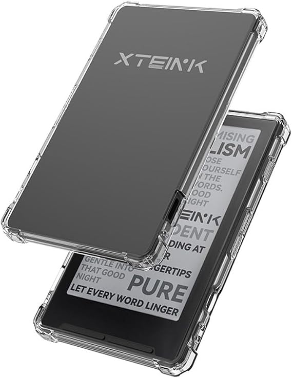 電子書籍リーダーケース XTEINK X4 E-Ink eReader 4.3インチ用 透明