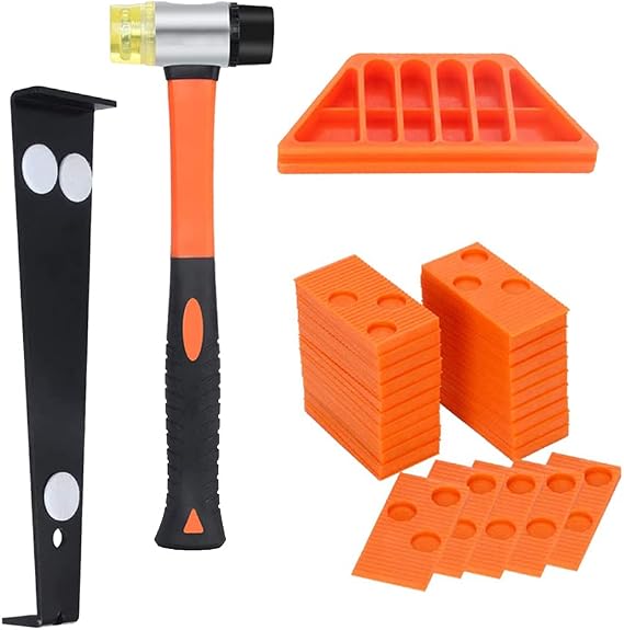 Flooring Kit, Laminate Wood Flooring Installation Kit (Orange)