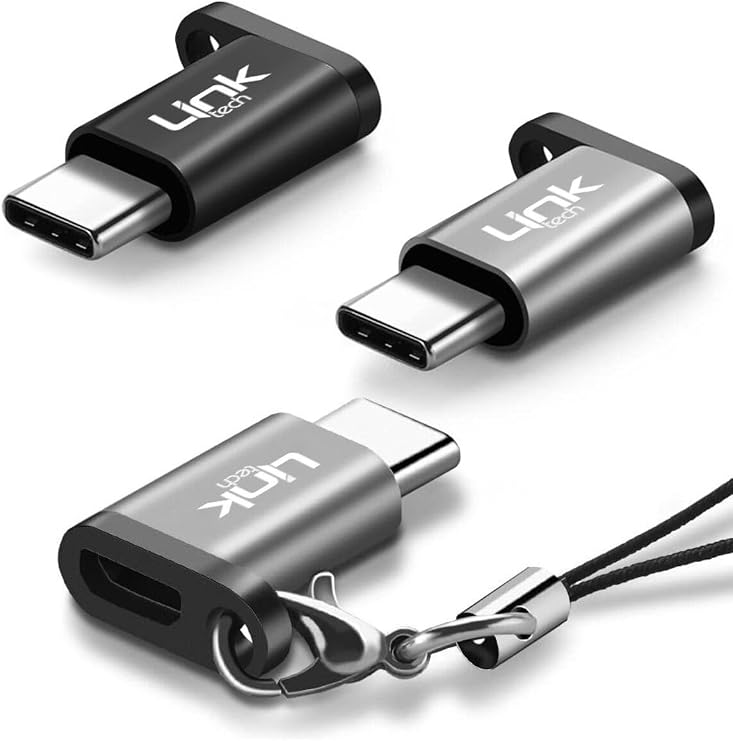 LinkTech Micro USB - TYPE-C Dönüştürücü (Gri)