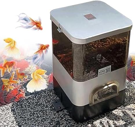Automatic Fish Feeder with Timer - Programmable Food Dispenser for Aquariums and Ponds, Ensures Timed Rationing for Optimal Fish Care