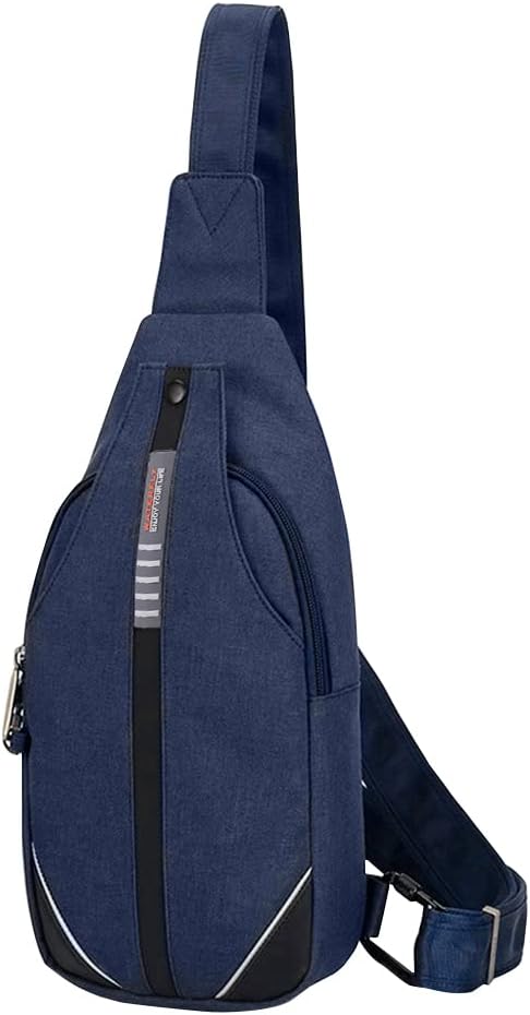 WATERFLY Anti-Theft Sling Bag for Men and Women Chest Bag Hippie Crossbody Bag Multipurpose Daypack