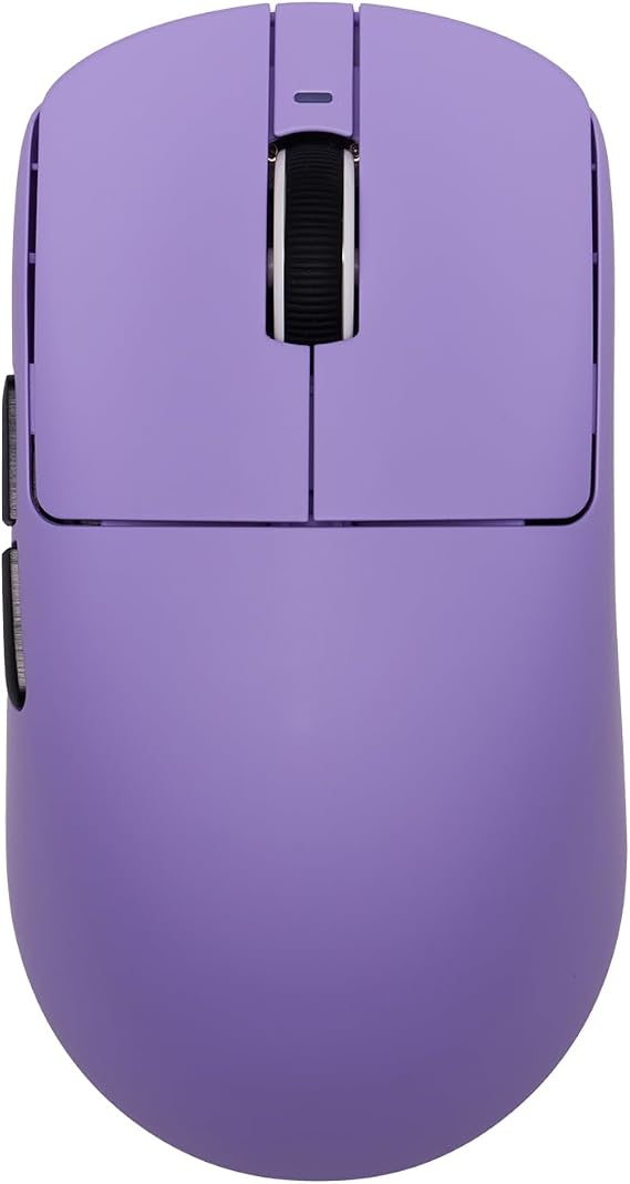 ATK Wireless Gaming Mouse, VXE Dragonfly R1 Pro Max, Purple, Lightweight, 1.9 oz 54 g, Equipped with Pixart PAW3395, Up to 150 Hours, Cooling Sensation Coating, Compatible with 4K Polling Rate