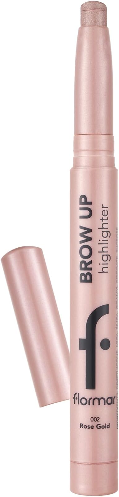 Flormar Brow Up Yumuşak Dokulu & Yoğun Işıltılı Asansörlü Kaş Altı Aydınlatma Kalemi 002 ROSEGOLD