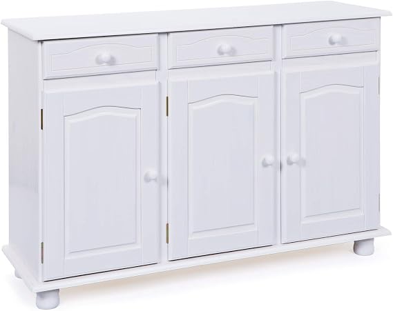 Inter Link Sideboard Multi-Purpose Cabinet Solid Pine