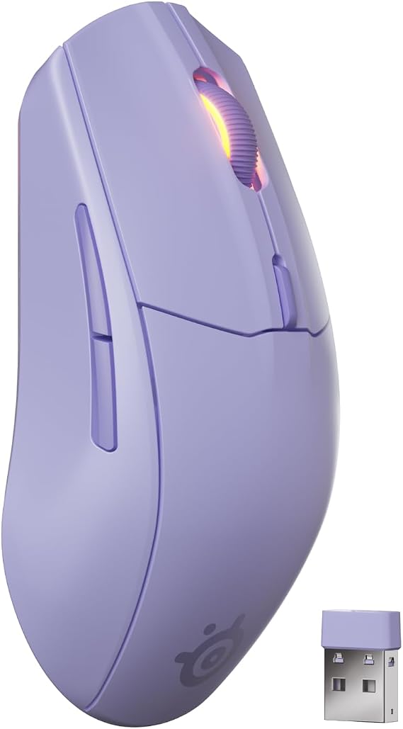 SteelSeries Rival 3 Wireless Gen 2 Oyuncu Faresi – Lavender