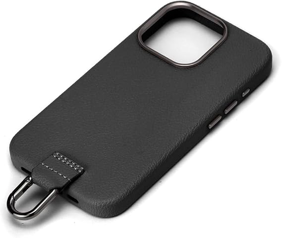iPhone 15Pro PU Leather Case Black