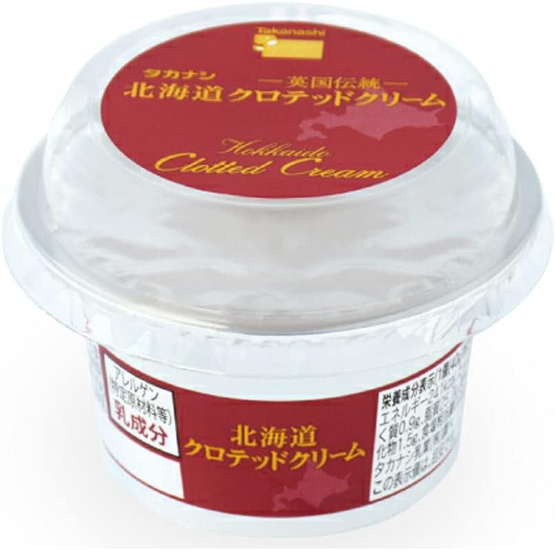 Takanashi Milk Official Mail Order Takanashi British Traditional Hokkaido Clotted Cream 40g 3 Pieces Takanashi Milk Takanashi Milk Clotted Cream British Traditional Hokkaido Scone British Traditional