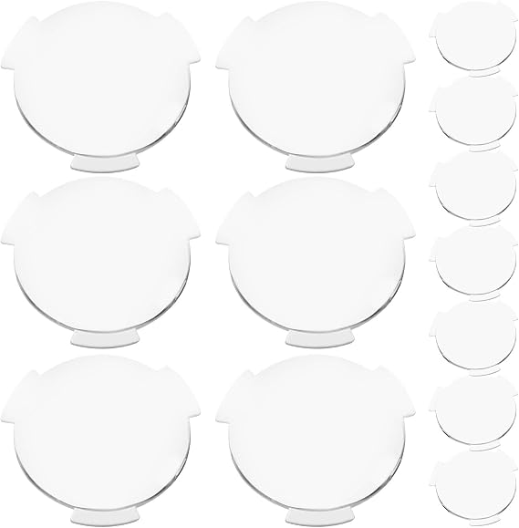Toddmomy 20pcs PC Plastic Vr Replacement Lenses for Virtual Reality Headsets with Anti-dizzy and 3d Eyeglasses Lens Features, Lightweight Design for Computers and Gaming Consoles,