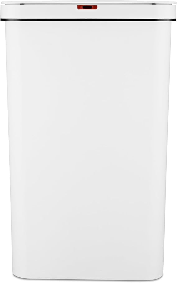 Tower Sensor Bin with Retainer Ring, Battery-Operated, 50L, White, T838005W