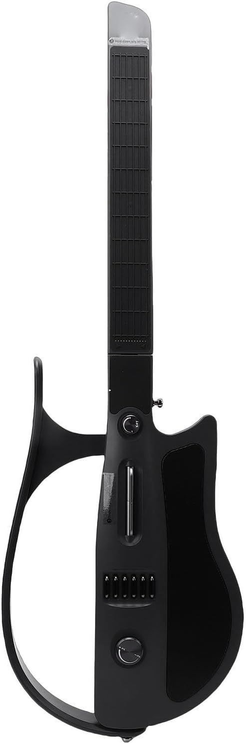 Luocute Stringless Smart Guitar, Portable Foldable with Real Time Chord Light Indicator and App Control, Built in Smart Tuner and Speakers, for Beginners and Outdoor Performance