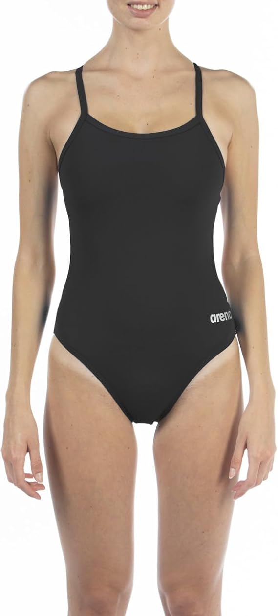 Arena Women's Sporty Team Solid Swimsuit Solid Challenge Back Athletic Swimwear