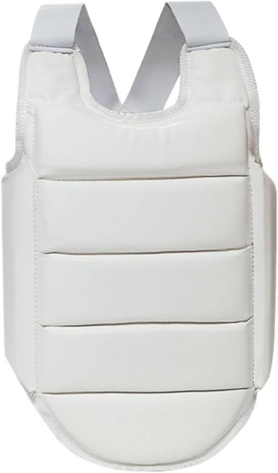 Thick Chest Protector , Thickened Training Type, White, Double-sided , S