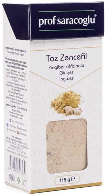 Prof Saracoglu Toz Zencefil Doğal Bitki 115g