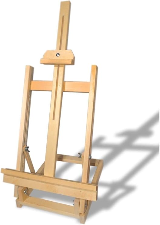 Masaüstü Şövale Ayarlı Ahşap Resim Şövalesi Ressam Sehpası 70cm