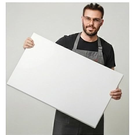 ABS Plastic Sheets Board - BLACK or WHITE Ideal for DIY Projects, Model Making, and Crafts Premium Acrylonitrile Butadiene Styrene Sheets (2 Pack - Black 30cm x 20cm - 2mm Thickness)