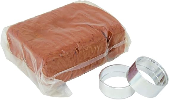 Delft Clay Original Sand Casting Kit in Gold, Silver, Pewter and Aluminum - Set with Rings