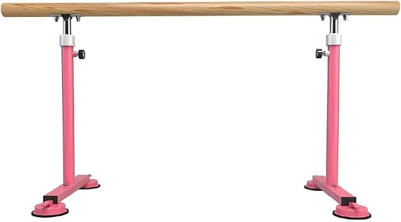 Bu taşınabilir ve yüksekliği ayarlanabilir bale bale bale çubuğu, bağımsız tasarıma sahip, çocuklar ve yetişkinler için idealdir, dans pratiği için, 80 ila 120 cm arasında ayarlanabilir, sağlam ve