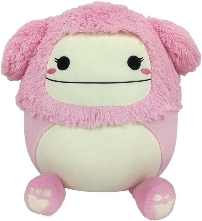 Squishmallows Squishmallow Plush Toy FuzzAMallows Brina the Bigfoot 50 cm Cuddly Toys Original 2024