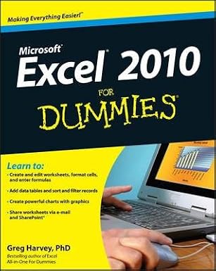 [( Excel 2010 for Dummies[ EXCEL 2010 FOR DUMMIES ] By Harvey, Greg ( Author )Apr-26-2010 Paperback By Harvey, Greg ( Author ) Paperback Apr - 2010)] Paperback