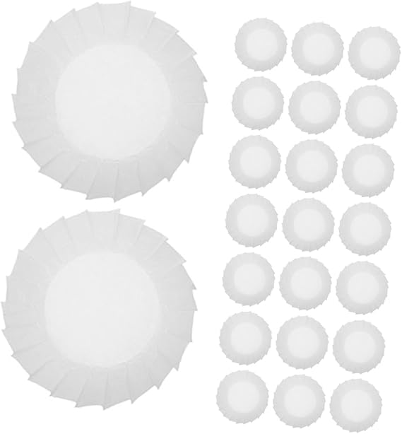 100pcs White Round Baking Parchment Papers for Basque Cake Molds, Nonstick Oil-Resistant Silicone Paper Liners for Baking and Air Fryer Use
