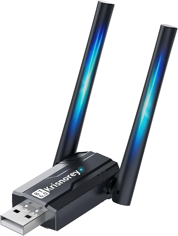 Long Range USB Bluetooth 6.0 Adapter for PC, Bluetooth USB Dongle