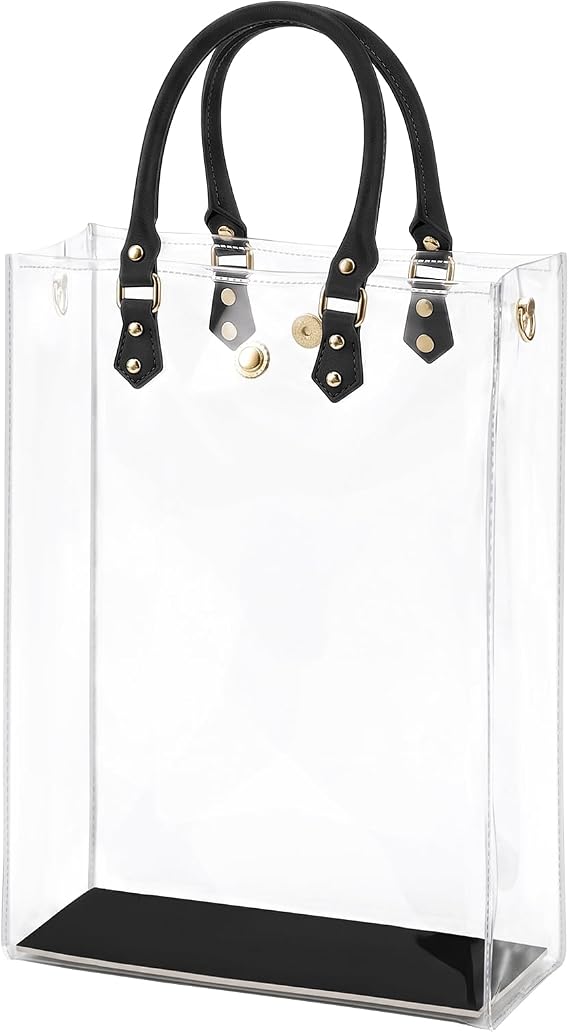 Clear TPU Tote Bag DIY Kit - Luxury Paper Bag Purse Making Kit Compatible with Branded Shopping Paper Bags