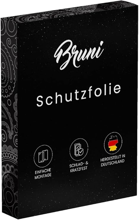 Bruni Schutzfolie kompatibel mit Cowon Plenue 1 Folie glasklare Displayschutzfolie (2X)