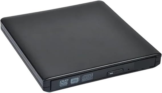 UHD 4K Blu-Ray Burner USB3.0 External Optical DVD Drive Recorder RE/ROM 3D Players Writer Reader Space Saving(Black)