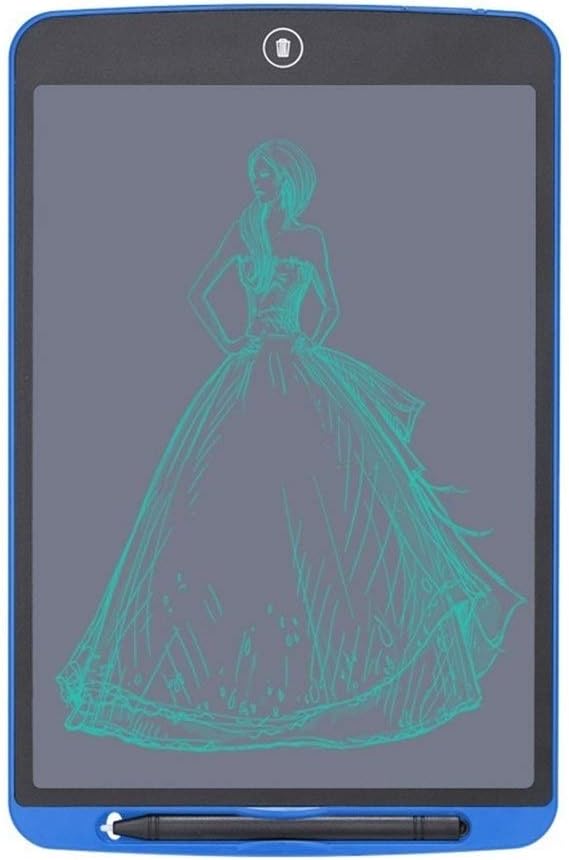 LCD Writing Tablet 12 Inch Electronic Graphic Tablet Portable Board Handwriting Color: Blue