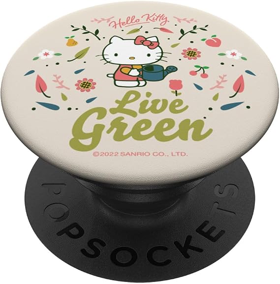 Hello Kitty - Live Green PopSockets with Interchangeable PopGrip