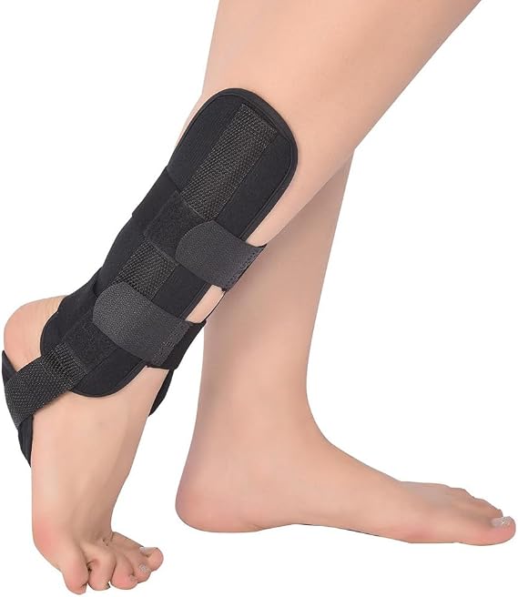 Ankle Support Brace,Adjustable Ankle Brace Strap,Men's and Women's Ankle Brace for Sports Protection,Plantar Fasciitis,Achilles Tendonitis,Ligament Injury,Injury Recovery(M)