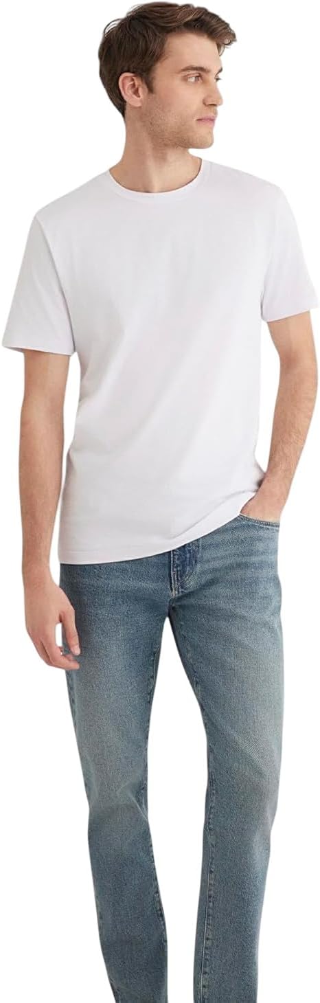 White Basic T-Shirt Fitted/Body Seated Cut 061747-620