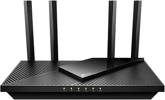 TP-Link Archer AX55 Wi-Fi 6 WLAN Router 2402 Mbps 5 GHz 574 Mbps 2.4 GHz 4 × Gigabit LAN Ports 1 × USB 3.0 Port Does Not Support DSL Function