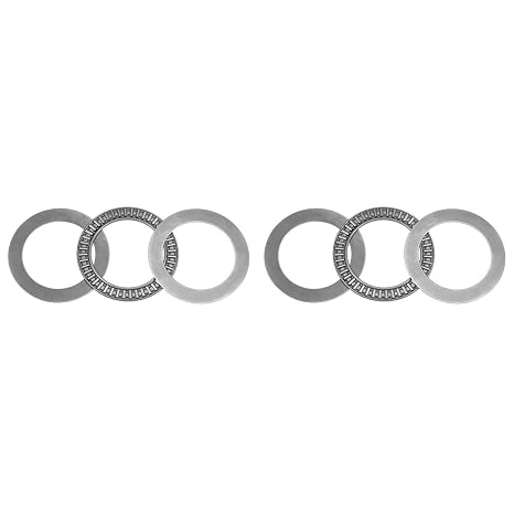sourcing map AXK5578 Thrust Needle Roller Bearings with Washers 55mm Bore 78mm OD 3mm Width 2pcs