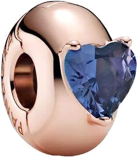 Pandora ハートソリティアクリップチャーム - 789203c0, 金属, 宝石なし。