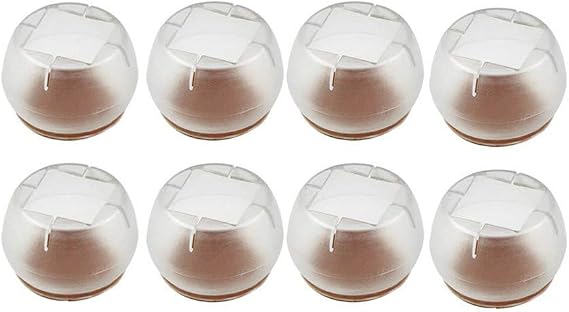 8 Pcs Silicone Chair Leg Protectors Table Furniture Leg Protectors 6#
