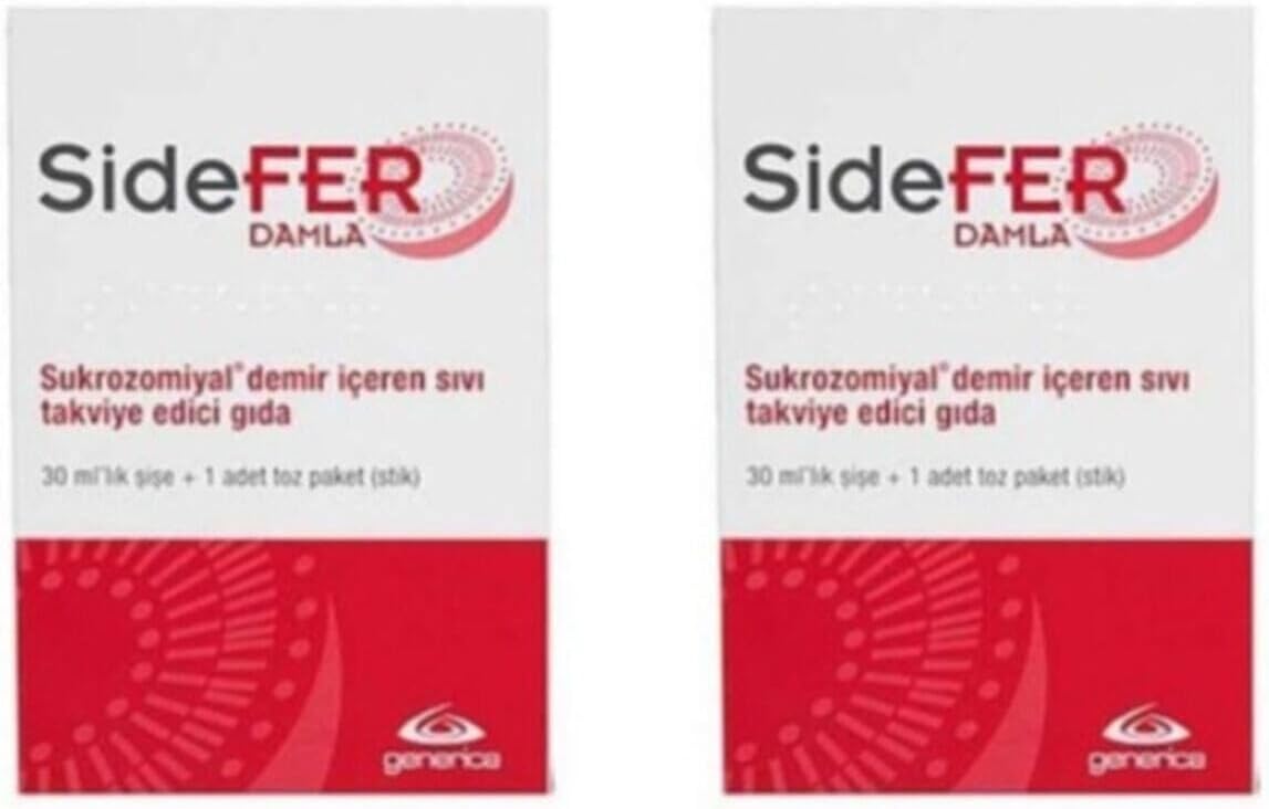 Sidefer Damla Takviye Edici Gıda 30ml Şişe - 2 'li Paket 109231-2-2