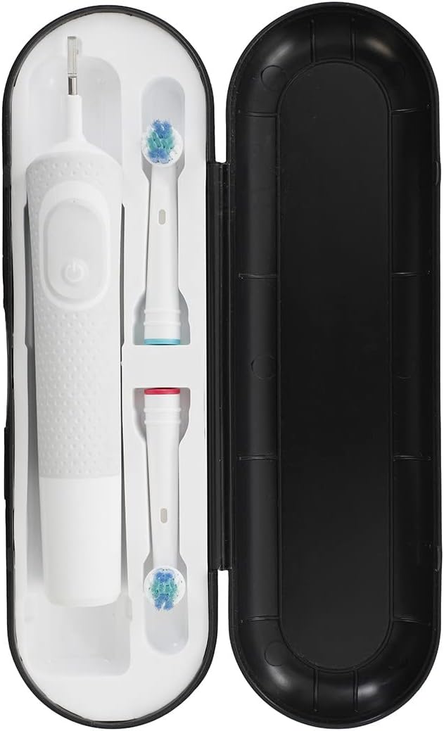 Pi&Go Oral B Şarjlı Diş Fırçası Saklama Kabı – Oral B Elektrikli Diş Fırçası Uyumlu Saklama Kutusu, 4 Renkli, Siyah