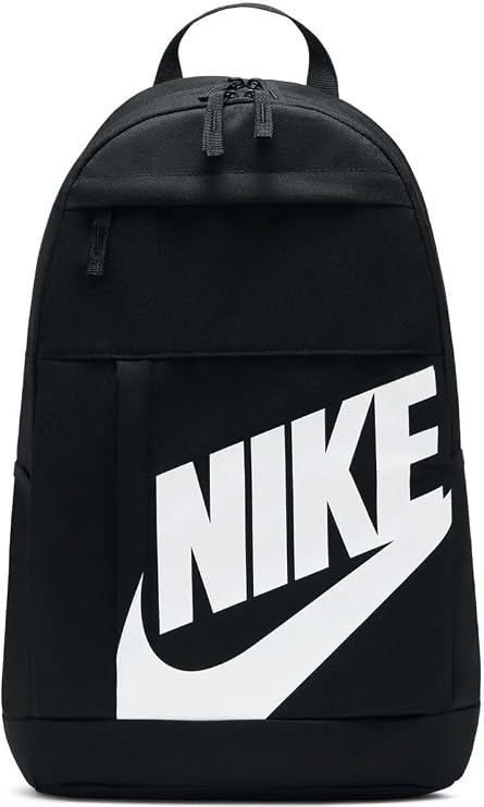 NIKE Elemental Backpack Big Logo DD0559 Black White