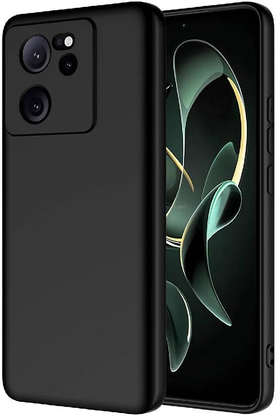 Coverzone Xiaomi Mi 13T İle Uyumlu Kılıf Z-Mara Lansman Vieri Tam Koruma Arka Kapak Kamera Koruma Çıkıntılı Pürüzsüz Yüzey Siyah