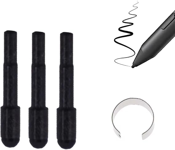 Pen Tips for HP Active Pen G1/G2/G3/T4Z24AA/6SG43UT/6SG43AA/4KL69AA for EliteBook X360 1030 G2 G3 G4 G5 G6 G7 1040, Elite X2 1012 1013, Zhan X13 L04729-002 (3 Pieces)
