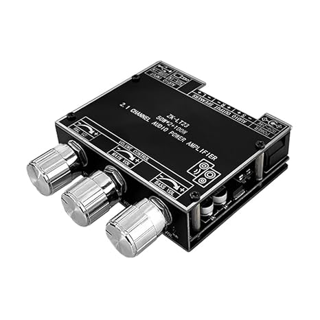 DollaTek Bluetooth Audio Amplifier Board 2.1Channel 50W+50W+100W Subwoofer Digital Audio Power Amplifier Module LT23