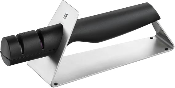WMF Gourmet 2 Kademeli Bıçak Bileyici, Seramik Bileme Diskleri, Ön ve İnce Bileme, Güvenli Kullanım