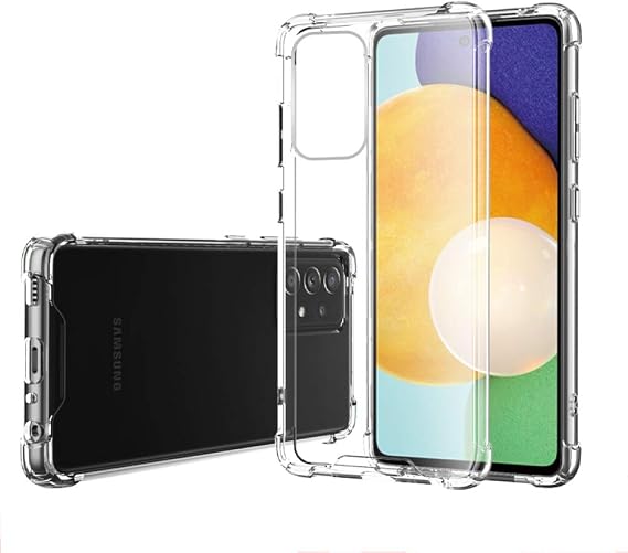 Totill Compatible For Samsung Galaxy A52 and A52S Case, 4G 5G Crystal Clear A52 Mobile Phone Cover, Protective funda, Ultra [thin Slim Fit], Smartphone Coque For A52 Phone Hülle-Transparent